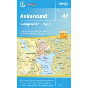 47 Askersund Sverigeserien 1:50 000